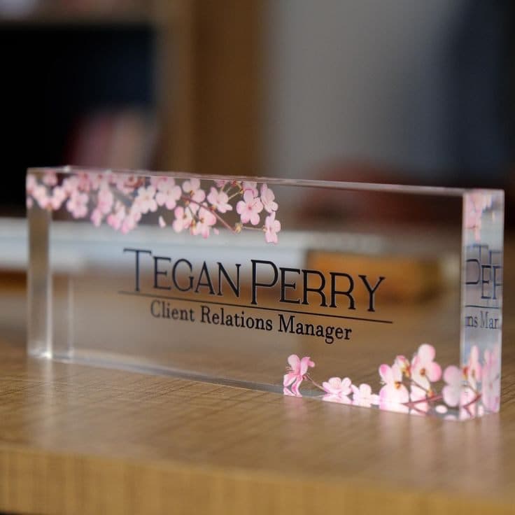 Personalised Desk Nameplate